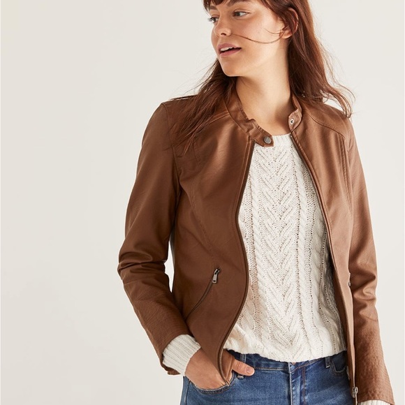 Faux Leather Jacket - Picture 2 of 6